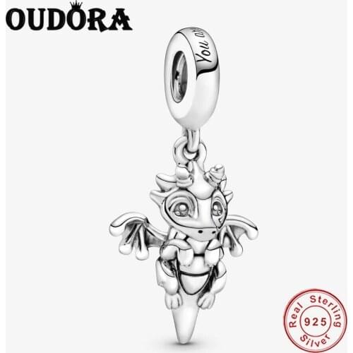 Fit Original Pandora Charms Silver 925 Bracelet You Are Magic Dragon Dangle Charm Pendant Women Fashion Jewelry Berloque