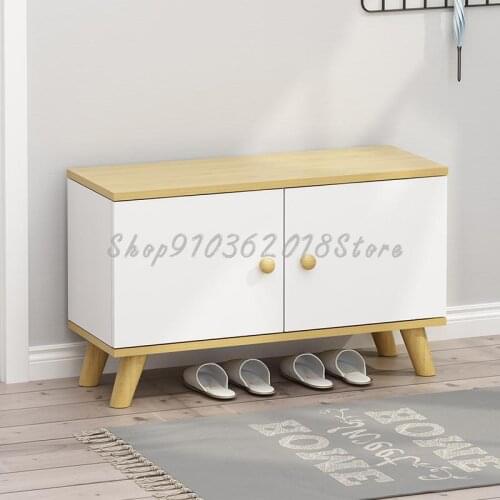 Shoe Shelf Simple Door Household Economy Shoe Cabinet Storage Shoes Stool Multi-layer Storage Into The Door Can Sit Shoes Stool
