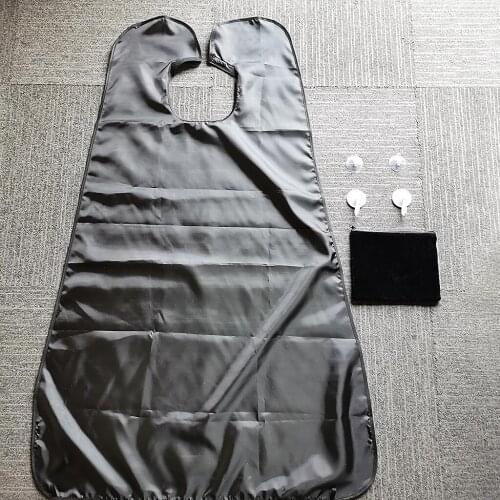 Hair Catcher Trimming Apron, Beard Cutting e, Made of Durable Polyester Material with No Static, Anti-Scratch and Waterproof