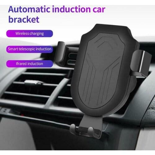 Qi Wireless Car Charger Compatible For Smart Phone Car Qi Wireless Charger Air Vent Mount Fast Charging Mobile Phone Holder