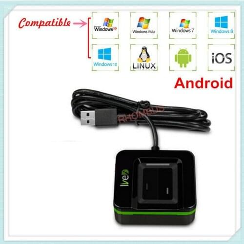 LIVE20R Andriod Fingerprint Reader Biometrics Fingerprint Scanner SLK20R Desktop Enrollment and Identification Device