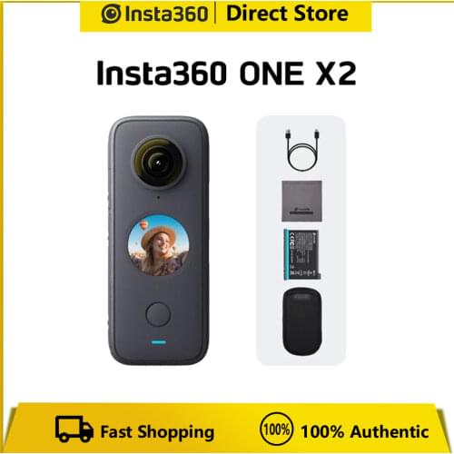 Insta360 One X2 Sport Action Camera 5.7K Video Waterproof To 10M FlowState Stabilization Steady Cam Mode Action Camera