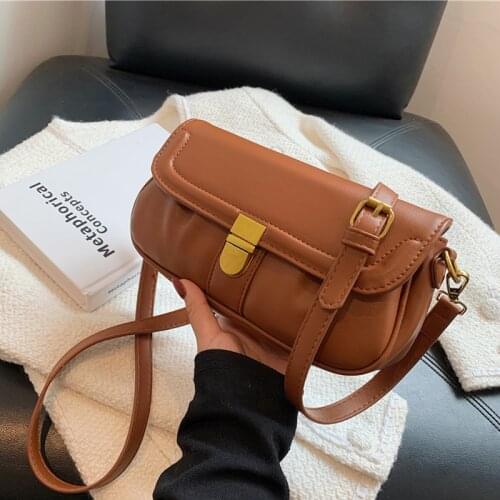 European and American Retro Bags2021new Fashion Ladies Luxury High-quality Western Style One-shoulder Underarm Bag Messenger Bag