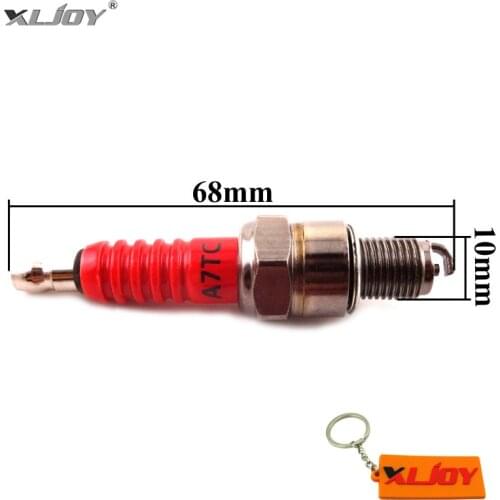 XLJOY A7TC Spark Plug For 50 70cc 90cc 110cc 125cc 140cc 150cc 160cc Pit Dirt Bike ATV Quad Moped Buggy Scooter Motorcycle