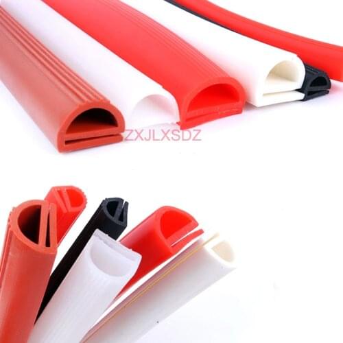 1 Meter High temperature resistant silicone oven seal E type steaming machine oven rubber seal strip