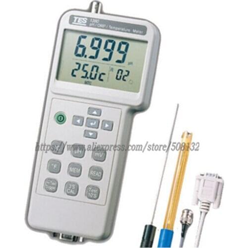 TES1380K Digital PH/ORP / Temperature Meter TES-1380K