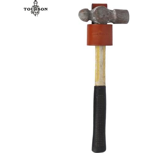 Tourbon Genuine Leather Hammer Axe Holder Holster Tool Carrier Ax Belt Loop Fits for 5CM Belts