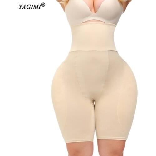 YAGIMI Hip Pads High Waist Trainer Shapewear Body Tummy Shaper Fake Ass Butt Lifter Booties Enhancer Booty Lifter Thigh Trimmer