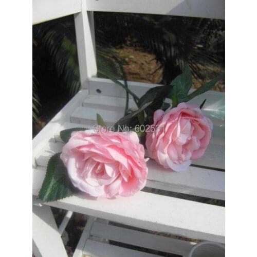 SPR 20PCS/LOT 5 colors Single rose bud branch circle classical Rose WEDDING FLOWERS Bride holding flowers