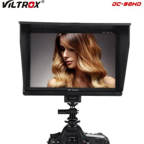 VILTROX DC-90HD 8.9 Inch IPS LCD HDMI AV Screen 4K Full HD Monitor Camera Monitor for Canon Nikon Sony DSLR Cameras Camcorder