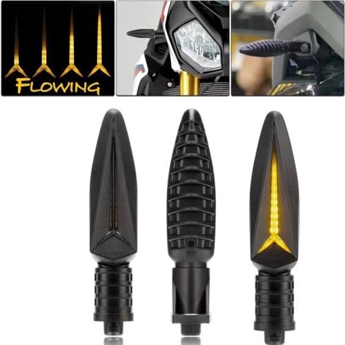 2pcs Motorcycle Front LED Turn Signal Light Indicator Lamps For BMW R1200GS F800GS S1000RR F800R K1300S G450X F800ST