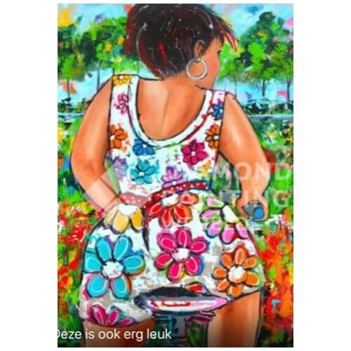 Diamond painting african woman Full Square Round drill 5d embroidery portrait cross stitch thread stone,N834
