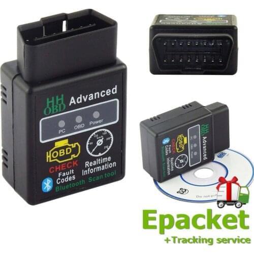 Car Auto Bluetooth V2.1 Diagnostic Tool Interface Scanner Car Code Readers & Scan Tools OBD Advanced ELM327 For Car Accessories