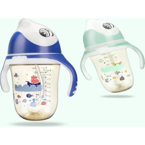 Big 280ml Creative baby feeding bottle PPSU material light and resistant to falling Imitation breast design milk powder Store