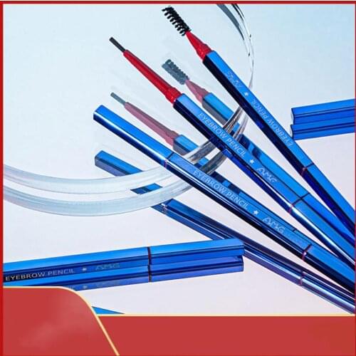 Color Eyebrow Starlight Ultra-fine Triangle Double-headed Cartoon Eyebrow Pencil Easy To Color And Not Smudge Eyebrow Pen TSLM1