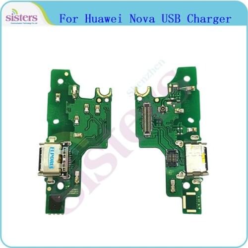 For Huawei Nova USB Charger Charging Port Dock Connector Flex Cable Module Board Microphone Charger Flex Cable For Huawei Nova