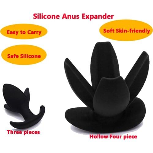 Erotic Sex Shop Silicone Anus Dilator Big Anal Plug Expander Massage For Women Men Anal Stimulator Adult Products For Lesbian