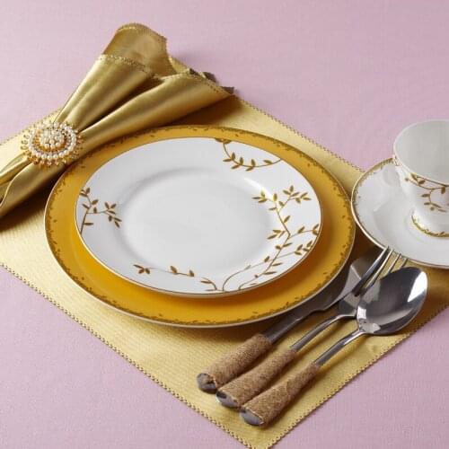 Porcelain Dinnerware Set Western Tableware Sets Dinner Plates Ceramic Dishes Coffee