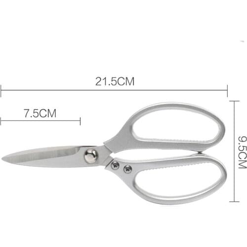 Kitchen Shears Stainless Steel Scissors With Non-slip Handles For Household Daily Use He