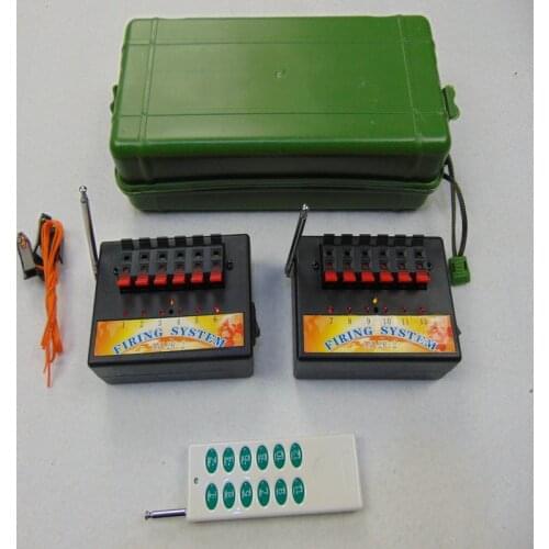 Radio fire AN06R-2 LED 12 Cues connect wire fireworks Remote DMX Stage Copper wire wedding wireless switch