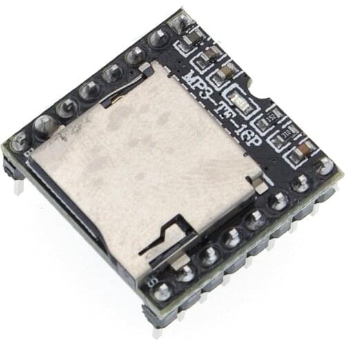 100PCS Mini MP3 Player Module with Simplified Output Speaker for Arduino UNO