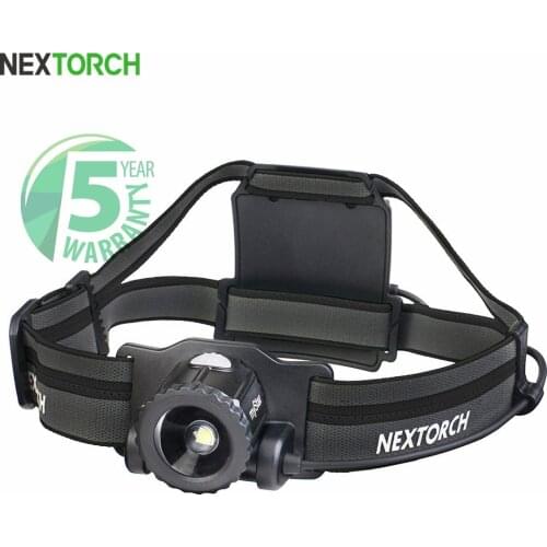 NEXTORCH Head Torch LED 760 lumen High Power LED Headlamp Waterproof USB Rechargeable Adjustable for Camping Running Hunting