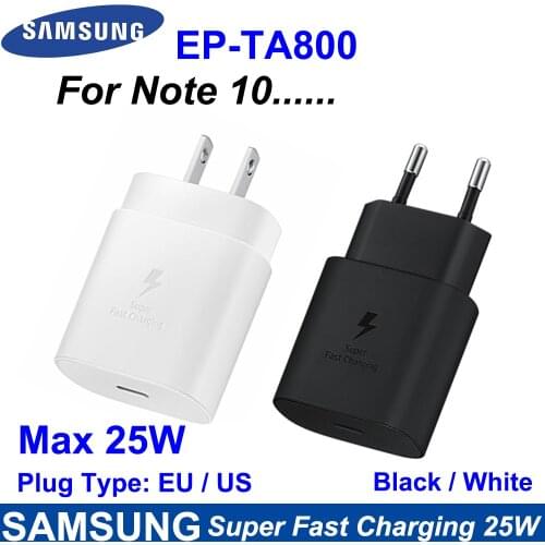 Original Samsung Note 20 Ultra 25W Charger Surper Fast Charge USB Type C Pd PPS Quick Charging For Galaxy Note 20 10 S21 S20 5G