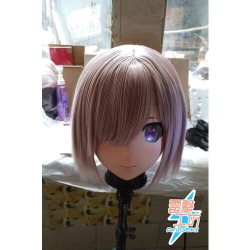 RAIGEKI MAKS 29) Resin 3/4 Head Female/Girl Kigurumi Anime Cosplay Masks Crossdress Japan Role Lolita Crossdresser DOLL BJD Cos