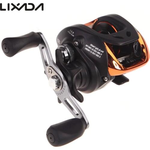 Lixada Fishing Reel 11BB Ball Bearings Baitcasting Fly Reel Coil Left/Right Hand GT 6:3:1 High Speed molinete de pesca AF103