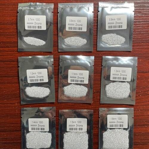 1000pcs/lot 0.7mm~3.5mm Round Shape Loose CZ Stone White Color AAAAA Cubic zirconia Synthetic Beads For Jewelry