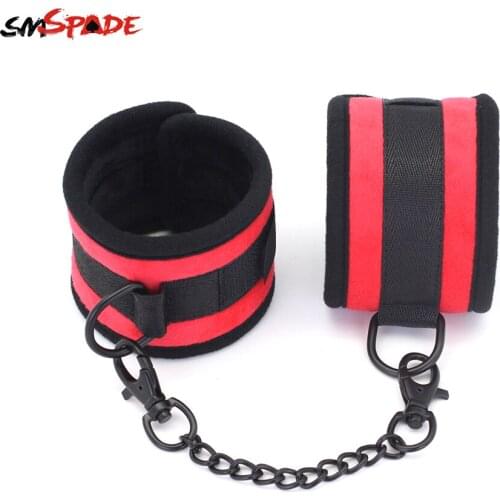 Smspade Bondage Wrist Cuffs Restraint Sex Toys for Couples Bondage Gear Fetish Handcuff and Restraint Slave Adlut Games Sex Shop
