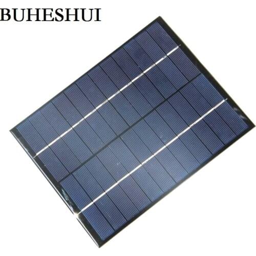 BUHESHUI 5.2W 6V 5.2W 12V Solar Panel 4.2W 6V/9V 12V /18V Solar Cell Module DIY Solar Panel Battery System Charger Education