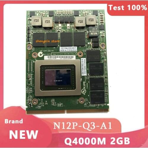 Brand New Quadro 4000m Q4000M N12E-Q3-A1 Video Graphic VGA Card CN-0HGXY3 HGXY3 For DELL M6600 M15X HP 8760W 8740W