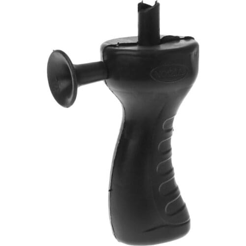 LED Flashing Plastic Pull String Flying Saucer Propeller Toy Disc Helicopter New R9JD