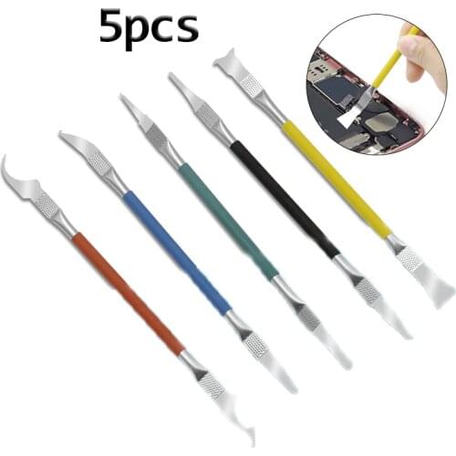 5 in 1 IC Chip Repair Thin Blade CPU NAND Remover BGA Maintenance Knife Remove Glue Disassemble Phone PC Rework Processor Tools