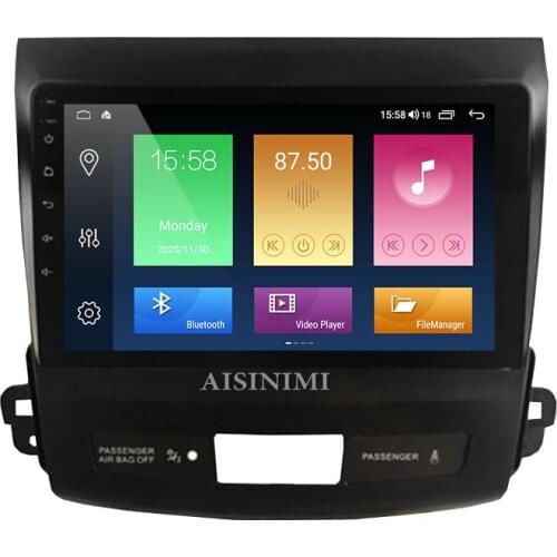 AISINIMI Android 10 Car Dvd Player navigation For MITSUBISHI OUTLANDER 2006 car radio Car Audio Gps Multimedia Stereo Monitor