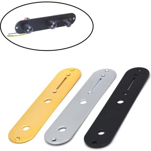 Electric Guitar Control Plate With Screws For Fender Most Tele Telecaster Style Guitars Chrome Black Gold Instrument Accessories