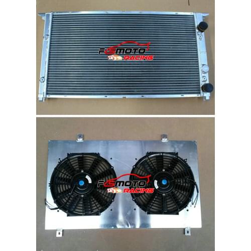 ALUMINUM RADIATOR +SHROUD + FAN 1994-1998 For VOLKSWAGEN VW GOLF GTI VR6 MK3 V6 94 95 96 97 98