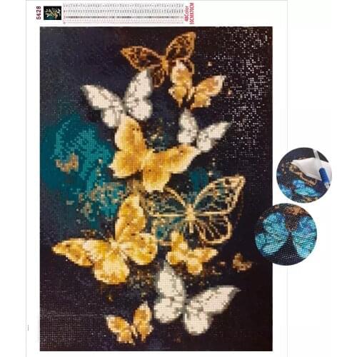 Evershine Diamond Painting Butterfly 5D DIY Diamond Embroidery Animal Cross Stitch Kit Rhinestone Mosaic Art Home Decoration