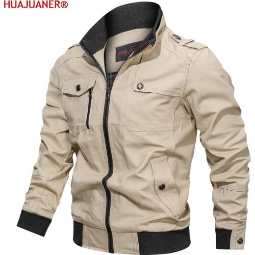 HUAJUANER Men's Jackets Pilots