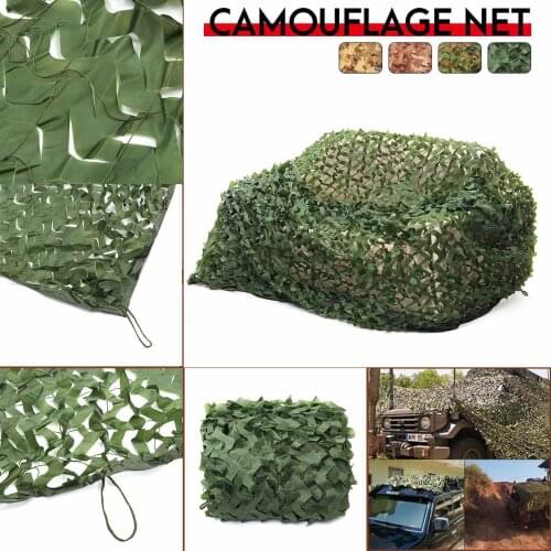 2X8m/2x5m/3x4m/4x5m Double Layer Military Camouflage Net Sun Shelter Camo Netting for Hunting Camping Home Decoration
