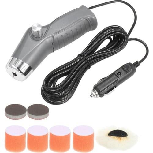 KKmoon 60W Car Electric Polisher Mini Polishing Machine 8500RPM Car Polisher Cleaning Waxing Machine Surface Scratch Repair Tool