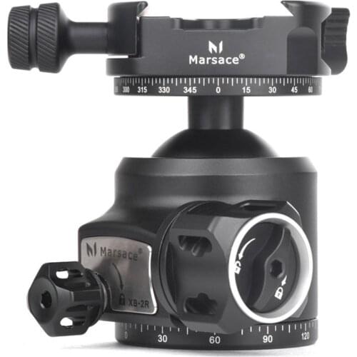 MARSACE XB-2R panoramic ball head SLR camera photography tripod accessories low center of gravity high locking force