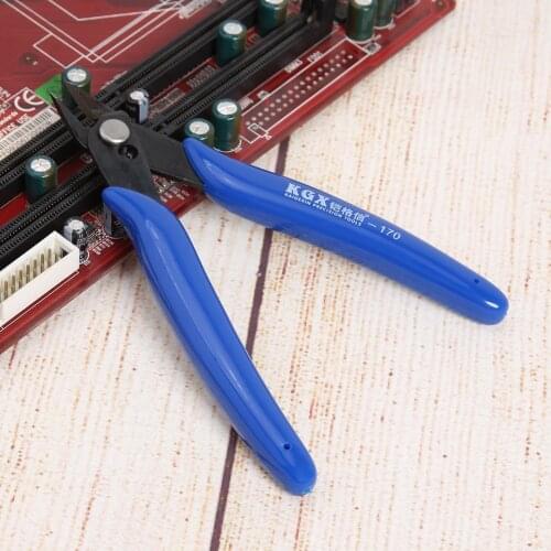 Mini Precision Cutter Pliers Flush Side Shear Clipper Beading Pliers for Wire Cable Cutting High Hardness Nipper Hand Tools