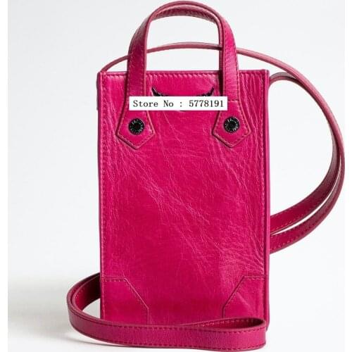 Fashion Woman Patent Leather Cellphone Bag Fashion WHITE BLACK Small Mobile phone card bags with Strap