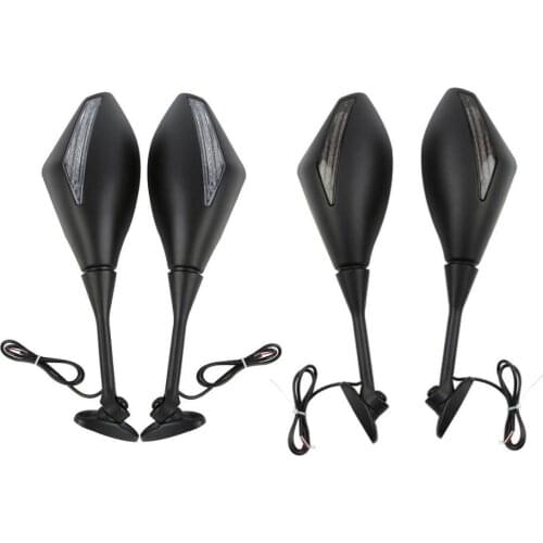 Motorcycle LED Turn Signals Rearview Mirrors For Honda CBR600RR 2003-2014 CBR1000RR 2004-07