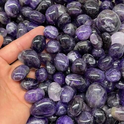 Natural Amethyst Stone Amethystine Gravel Rock Crystal Quartz Raw Gemstone Mineral Specimen