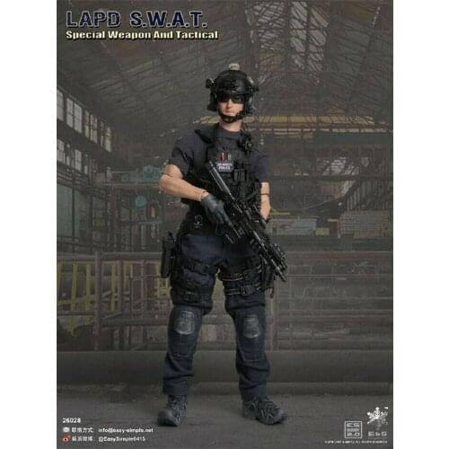 NEW 1/6 scale EASY&SIMPLE ES 26028 1/6 LAPD SWAT Special Weapon & Tactical Police Officer for fans