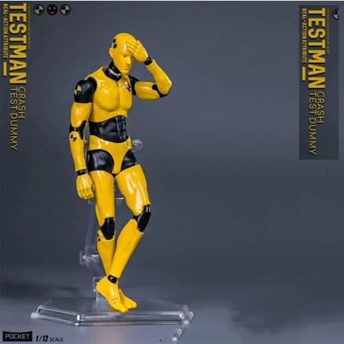 DAMTOYS DAM DPS02 1:12 CRASH TEST DUMMY TESTMAN Movable Figure