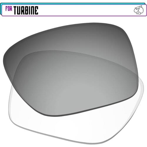 EZReplace Polarized Replacement Lenses for - Oakley Turbine Sunglasses - Eclipse Photochromic
